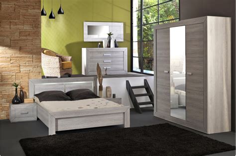 chambre  coucher complete  contemporain leo  cbc meubles
