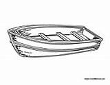 Boat Canoe Coloring Pages Empty Boats Colormegood Transportation sketch template