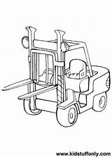 Forklift Coloring Pages Getdrawings Popular Printable Getcolorings Color sketch template