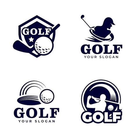 premium vector set  golf logo