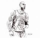 Lebron James Drawing Coloring Pages Sketch Shoes Irving Kyrie Nba Cavaliers Color Drawings Painting Basketball Iverson Sketches Realistic Behance Paintingvalley sketch template