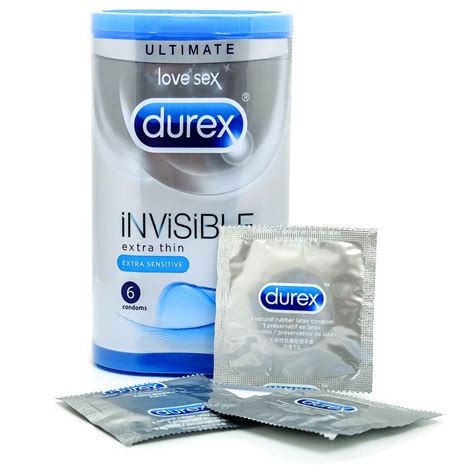 durex invisible extra thin condoms 6 pack durex site uk