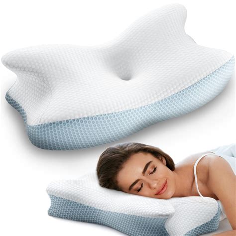 reoka cervical pillow  neck pain relief regular firm memory foam