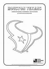 Nfl Coloring Pages Logos Teams Cool Football Houston Texans American Logo Vikings Minnesota South sketch template
