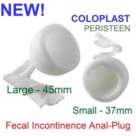 4pc adult diaper fecal incontinence rectal leakage anal cup tampon