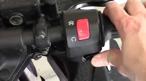 replacing motorcycle kill switch starter button and right control