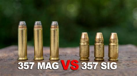 sig   magnum  caliber comparison