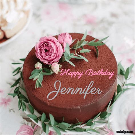 happy birthday jennifer cakes instant