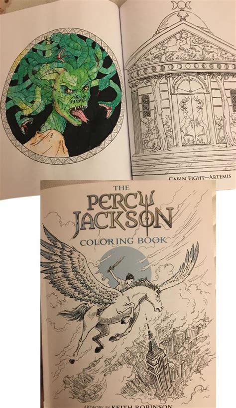 heres  percy jackson coloring book rcamphalfblood
