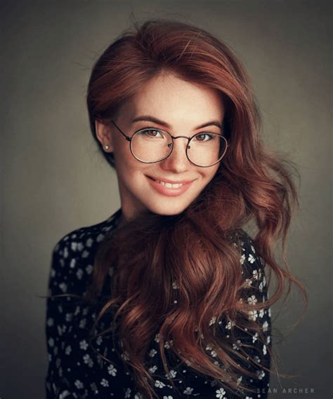 Sexy Redhead Girls In Glasses