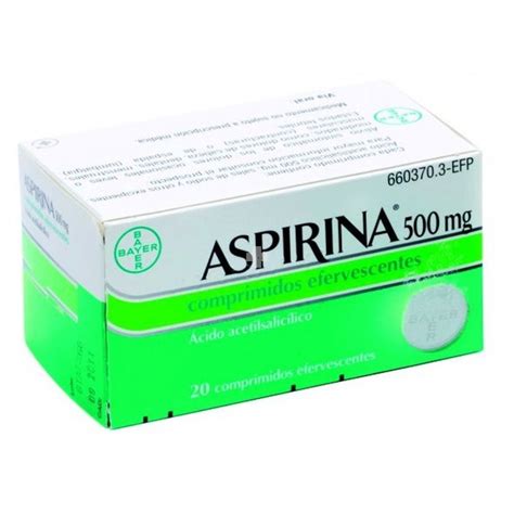 aspirina  mg  comp eferve
