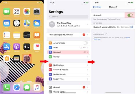 enable bluetooth  iphone  bluetooth pairing tutorial