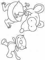 Binoo Toopy Coloring Pages Cartoons Print Printable Color Kids Coloringpagebook Cartoon Book Advertisement sketch template