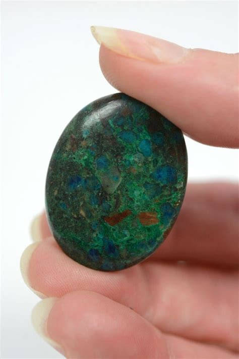 ct rare genuine eilat stone gemstone cabochon  shimbra