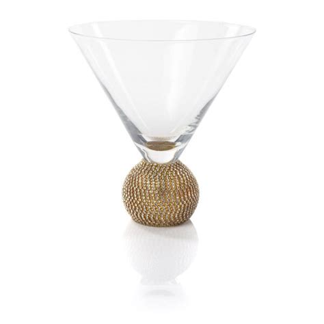 Shop Impulse Gold Biarritz Martini Glass Set Of 4 Free Shipping