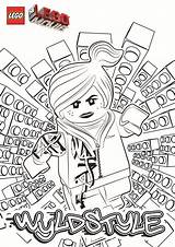 Printable Wyldstyle Legomovie Downloads Colouring Minifigures Serie sketch template