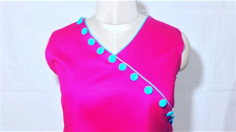 easy and beautiful blouse back neck design