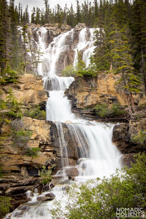 tangle creek falls  canadian rockies day hikes