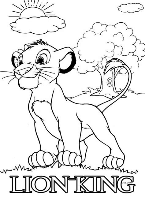lion king coloring lion coloring pages disney coloring pages