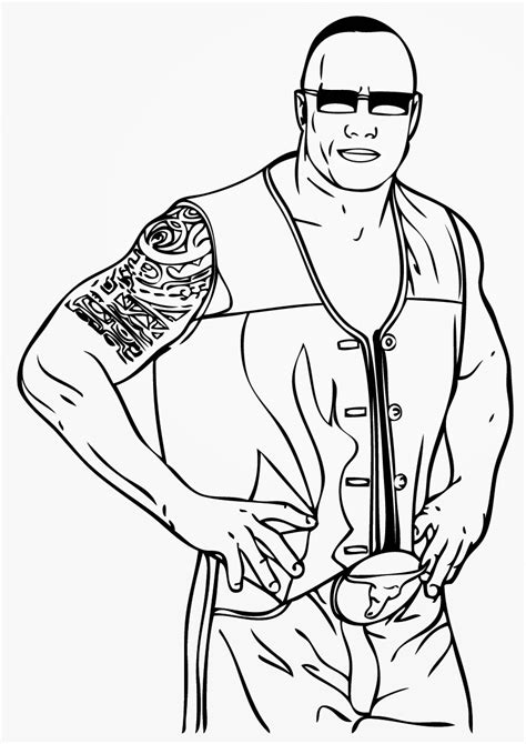 wrestling coloring pages  kids coloring home