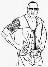 Wwe Cena John Drawing Coloring Pages Belts Rock Getdrawings sketch template