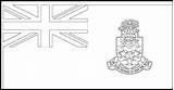 Flag Cayman Islands Colouring Caicos Turks Gif Colours Flags Use Flagsweb Refer Detailed Following Please List sketch template
