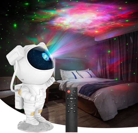 Astronaut Star Projector Lovyi Starry Night Light Projector With Timer