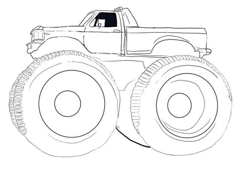 printable monster truck coloring pages  kids monster jam