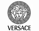 Versace Medusa Gianni Stencils sketch template