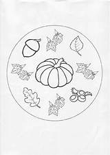 Mandala Autumn Coloring Pages Mandalas Color Outono Hellokids Para Colorir Otono Do Beginners Imagens Print Online Choose Board Halloween sketch template
