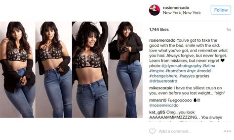 Plus Size Model Rosie Mercado Received Death Threats After Losing A