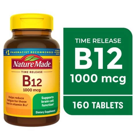 Nature Made® Vitamin B12 Timed Release 1000 Mcg Tablets 160 Ct Ralphs