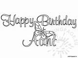 Birthday Happy Coloring Aunt Pages Aunts Color Coloringpage Printable Sheets Print Getcolorings A5 Say Eu Mom Getdrawings Choose Board sketch template