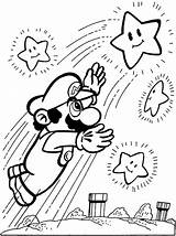 Coloring Mario Pages Bros Super Star Catches Princess Peach Print Kids Coloriage Character Etoile Dessin Jump Mariobros Savoir Plus Drawings sketch template