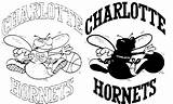 Hornets Charlotte Coloring Pages Logo Nba Getcolorings Drawings Orleans Printable Template sketch template