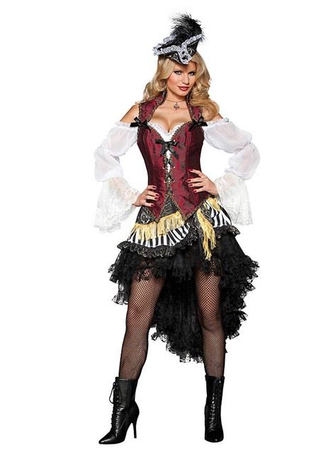 sexy burlesque pirate costume