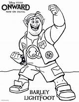 Onward Coloring Pages Disney Activity Pixar Releases sketch template