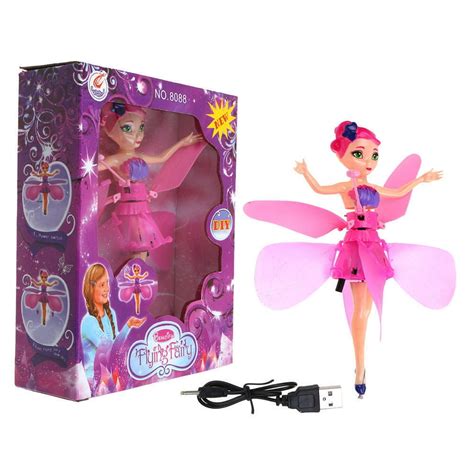 beautiful flying fairy drone colorful light  flying fairy princess dolls toy ffd