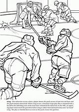 Coloring Pages Hockey Winter Ice Sports Goalie Olympics Welcome Printable Extreme Sheets Dover Publications Crosby Colouring Adult Sidney Color Detailed sketch template
