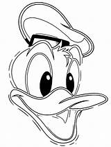 Coloring Duck Donald Pages Face Comments Library Clipart Coloringhome Sketch sketch template