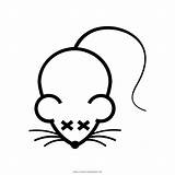 Morto Rato Topo Mouse Souris Stampare Ultracoloringpages sketch template