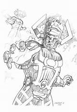 Galactus Coloring Pages Template sketch template