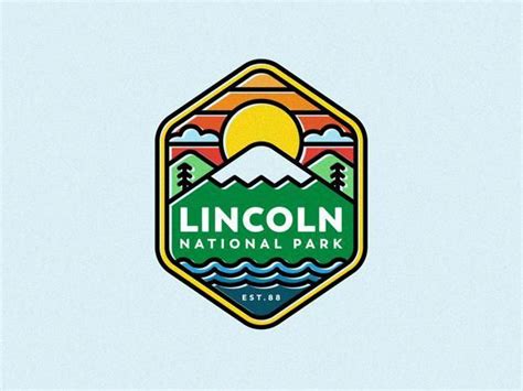 national park logo  neeko david travellogo badge design logo design inspiration travel logo