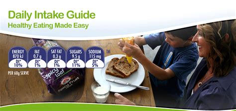 daily intake guide healthy eating made easy front of pack labelling