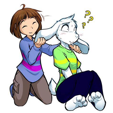 [pacifist spoilers] touch fluffy goat ears undertale
