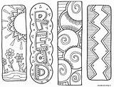 Bookmarks Lesezeichen Adults Colorier Buku Classroomdoodles Penanda Mandalas Libros Ausmalbilder Erwachsene Coloriage Vorlage Disney Crafts Dessin Membuat Langkah Separador Buch sketch template