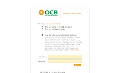 mailocbcomvn website outlook web app