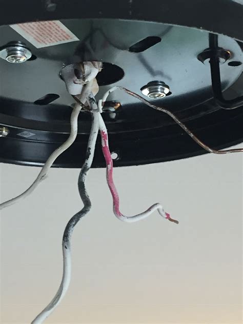 wiring   combine red black wire  ceiling  black wire  remote reciever home