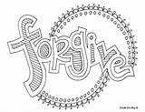 Forgive Forgiveness sketch template