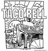 Taco sketch template
